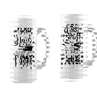 My Broom Broke So Now I Am A Plumber - Halloween Coffee Mug - Thegiftio UK