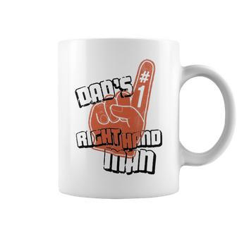 Number One Dad Fathers Day Dads Number One Dad Vtg 1 Dad Father Day Gift Father Son Daughter Gift Best Dad Ever Graphic Design Printed Casual Daily Basic Coffee Mug - Thegiftio UK