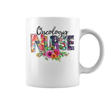 Oncology Nurse With Flowers Nurse Life Proud Oncology Nurse Coffee Mug - Thegiftio UK