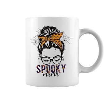One Spooky Mama Spooky Mom Funny Mom Halloween Coffee Mug - Seseable