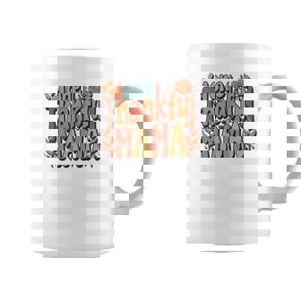 One Thankfull Mama Fall Groovy Style Coffee Mug - Seseable