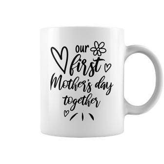 Our First Mothers Day Happy New Mom Mothers Day Rainbow Coffee Mug - Thegiftio UK