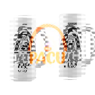 Pacu Nurse Nursing Scary Halloween Pumpkin Rainbow Coffee Mug - Thegiftio