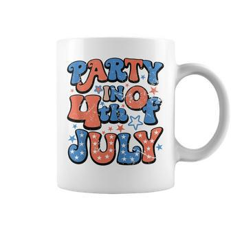 Party In The Usa Fourth Of July 4Th Of July Vintage Coffee Mug - Seseable