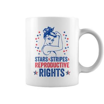Patriotic 4Th Of July Stars Stripes Reproductive Right Coffee Mug - Seseable