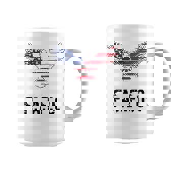 Patriotic American Flag Eagle Fafo FA & FO Ba Vintage Graphic Design Printed Casual Daily Basic Coffee Mug - Thegiftio