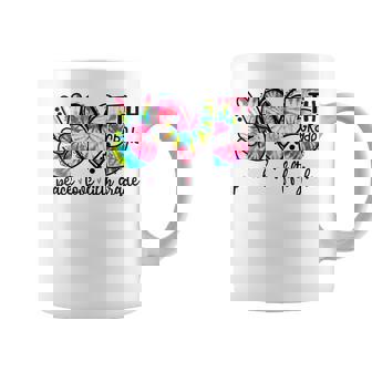 Peace Love Fifth-Grade Funny Tie-Dye Back To School Outfits Coffee Mug - Thegiftio UK