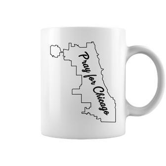Pray For Chicago Chicago Shooting Support Chicago Outfit Coffee Mug - Seseable