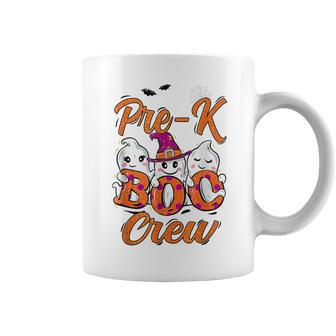 Pre K Boo Crew Pre K Teacher School Funny Halloween 2022 Coffee Mug - Thegiftio UK