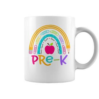 Pre-K Rainbow Team Pre-K Squad First Day Of Back To School Coffee Mug - Thegiftio UK