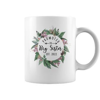 Promoted To Big Sister I Am Going To Be A Big Sister 2022 Coffee Mug - Thegiftio UK