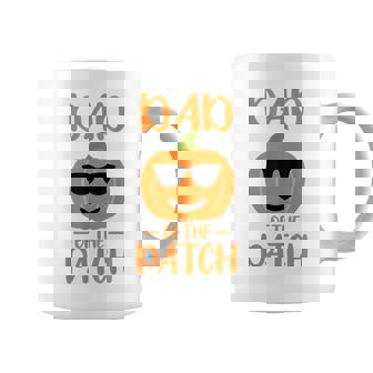 Pumpkin Dad Of The Patch Funny Halloween Family Matching Coffee Mug - Thegiftio UK