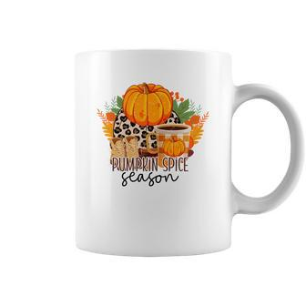 Pumpkin Spice Season Sweater Weather Fall Coffee Mug - Seseable