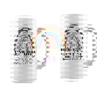 Rainbow Leopard Best Nanny Ever Mothers Day Mothers Women Coffee Mug - Thegiftio