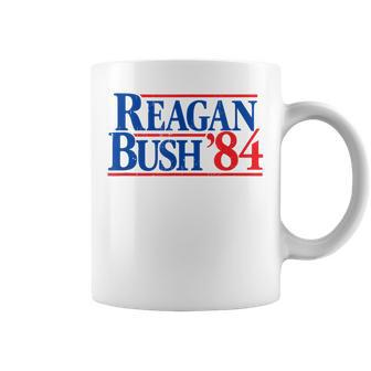 Reagan Bush 84 Vintage Republican Coffee Mug - Thegiftio UK