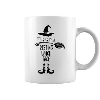 Resting Witch Face Funny Halloween Costume Trick Or Treat Coffee Mug - Seseable