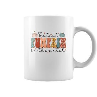 Retro Fall Cutest Pumpkin In The Patch Thanksgiving Autumn Gift Coffee Mug - Thegiftio UK