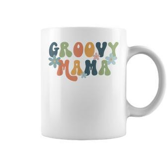 Retro Groovy Mama Matching Family 1St Birthday Party V2 Coffee Mug - Thegiftio UK