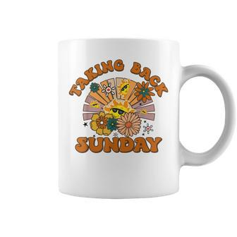 Retro Groovy Sunshine Cute Taking Back Sunday Coffee Mug - Thegiftio UK