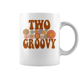Retro Groovy Two 2Nd Matching Family 1St Birthday Party Coffee Mug - Thegiftio UK