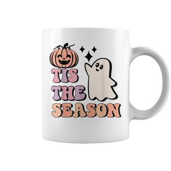 Retro Halloween Pumpkin Tis The Season Hot Ghoul Halloween  Coffee Mug