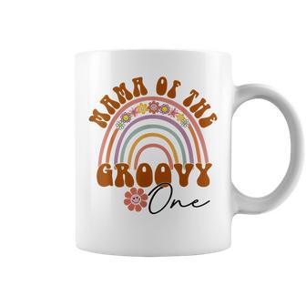 Retro Mama Of Groovy One Matching Family 1St Birthday Party Coffee Mug - Thegiftio UK