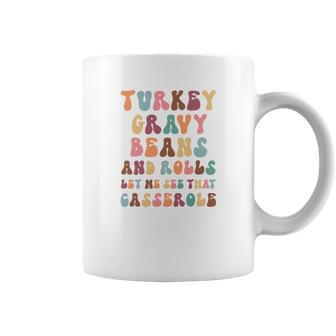 Retro Thanks Givingturkey Gravy Beans Coffee Mug - Seseable