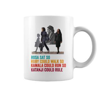 Rosa Sat Ruby Walk Kamala Run So Ketanji Could Rule Kbj Meme Coffee Mug - Monsterry