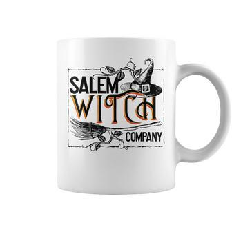 Salem Witch Hat Company Broom Candy Bag Pumpkin Halloween Coffee Mug - Thegiftio UK