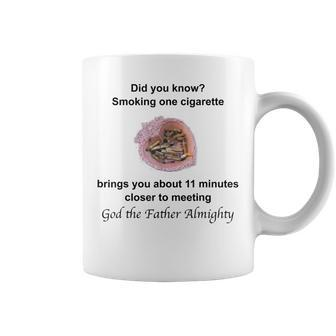 Sarcastic Smoking Brings You 11 Minutes Closer Anti Smoking Coffee Mug - Thegiftio UK