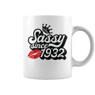 Sassy Since 1932 Fabulous 90Th Birthday Gifts Ideas For Her Coffee Mug - Seseable