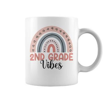 Second Grade Vibes 2Nd Grade First Day Of School Rainbow Coffee Mug - Thegiftio UK