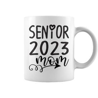 Senior Mom 2023 Cute Heart Marching Band Parent Class 2023 Coffee Mug - Thegiftio