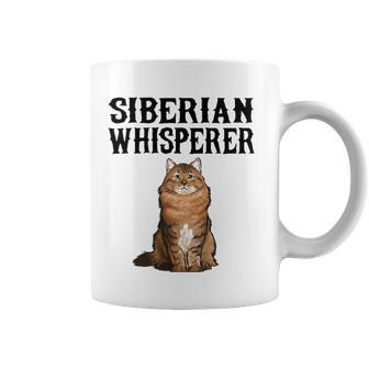 Siberian Whisperer Funny Cat Lover Gift Coffee Mug | Mazezy