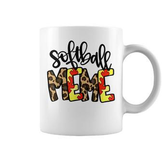 Softball Meme Leopard Softball Grandma Coffee Mug - Thegiftio UK