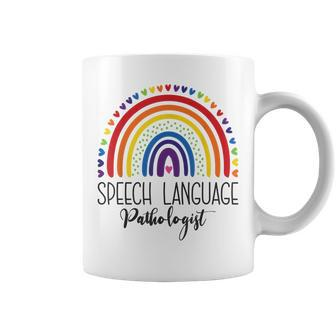 Speech Language Pathologist Rainbow Speech Therapy Gifts Slp Coffee Mug - Thegiftio UK