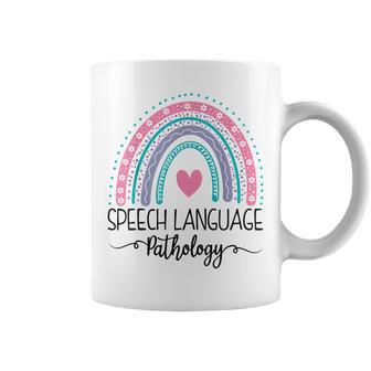 Speech Language Pathologist Rainbow Speech Therapy Slp Coffee Mug - Thegiftio UK