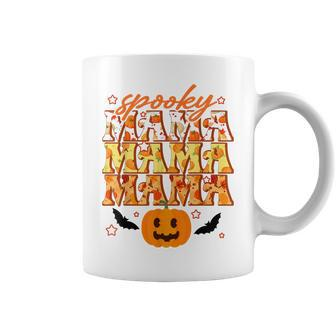 Spooky Mama Spooky Season Funny Halloween Mom Mommy Gifts Coffee Mug - Seseable