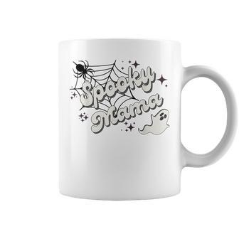 Spooky Mama T Funny Family Halloween Matching Gifts Coffee Mug - Seseable
