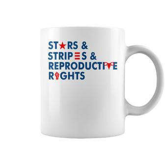 Stars & Stripes & Reproductive Rights 4Th Of July V5 Coffee Mug - Seseable