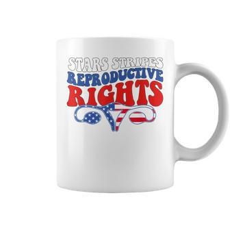 Stars Stripes Reproductive Rights Patriotic 4Th Of July V2 Coffee Mug - Seseable