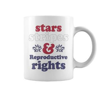 Stars Stripes Reproductive Rights Patriotic 4Th Of July V4 Coffee Mug - Seseable