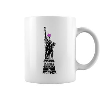 Statue Of Liberty Kitty Ears Resist Feminist Coffee Mug | Mazezy