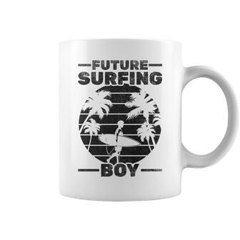 Surfer Boys Wave Surfer Newborn Baby Future Surfing Boy Coffee Mug - Thegiftio UK