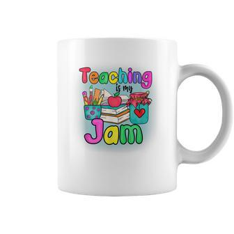 Teaching Is My Profession Jam Cute Graphic Teachers Coffee Mug - Thegiftio UK