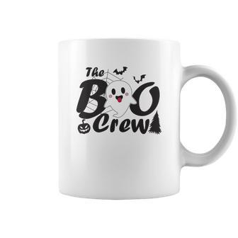 The Boo Crew Cute Ghost Happy Halloween Coffee Mug - Seseable