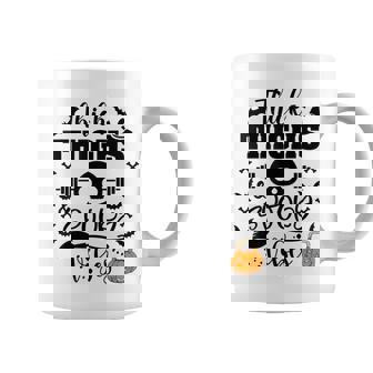 Thick Thighs And Spooky Vibes Trick Or Treat Halloween V2 Coffee Mug | Seseable CA