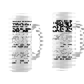 Things I Do In My Spare Time Video Game Player Nerd Gaming Coffee Mug - Thegiftio UK