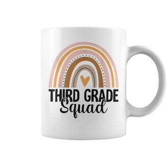 Third Grade Squad Back To School 3Rd Grade Rainbow Teacher Coffee Mug - Thegiftio UK