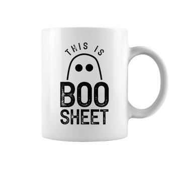This Is Boo Sheet Ghost Ghosts Halloween Scary Coffee Mug - Thegiftio
